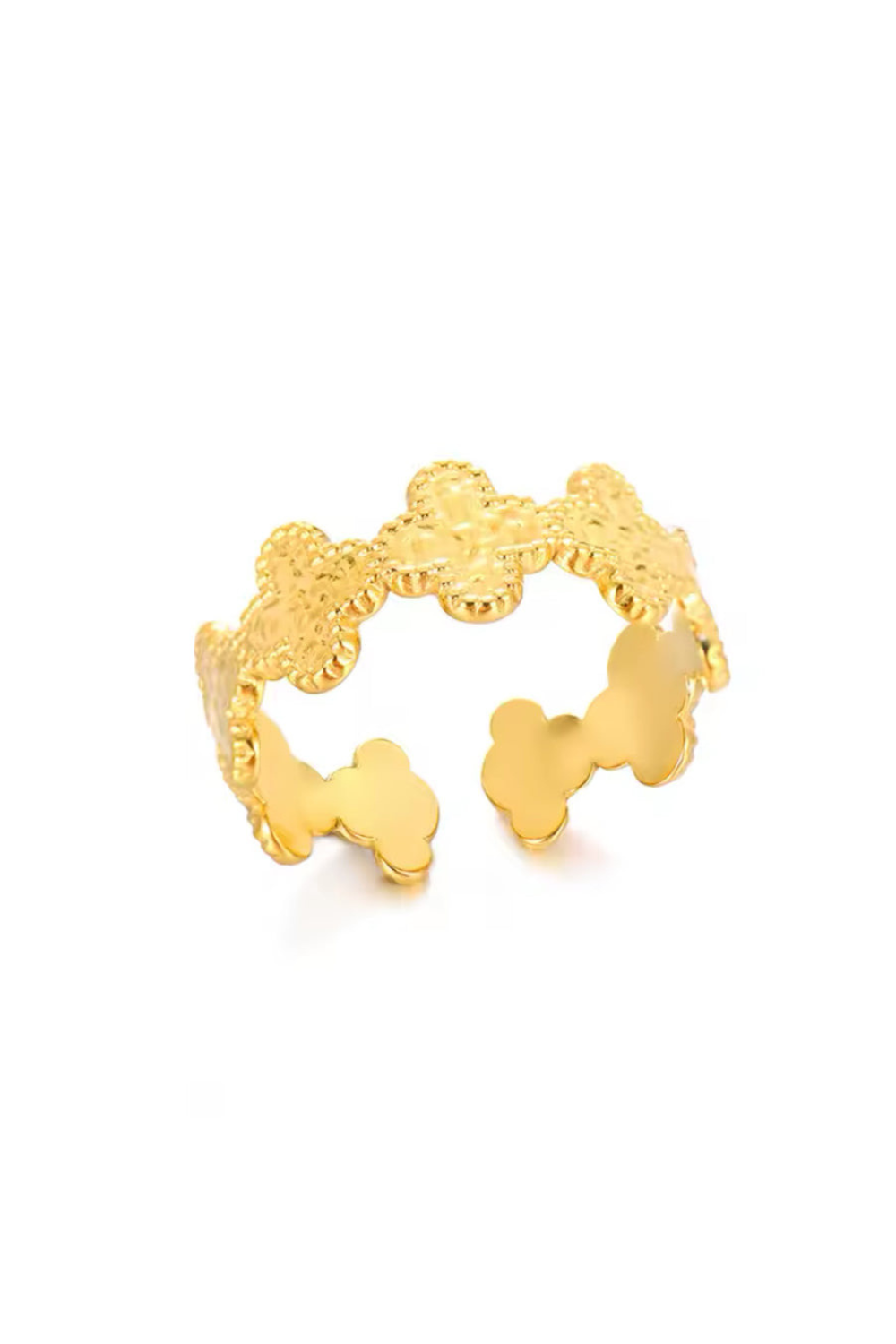 GOLDEN CLOVER RING